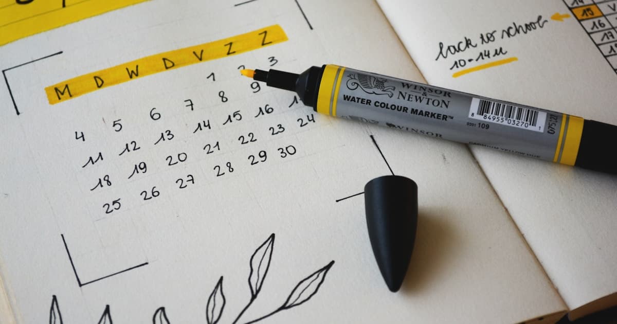 Calendar showing property tax appeal deadlines by state